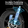 Mini E Bike 14 Zoll Aluminium faltbar Elektrofahrrad 250W Produktbild-Vorschau 4