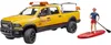 Bruder 02506 - Set bworld Life Guard Power Wagon, 1:16 Anteprima dell’immagine prodotto 1