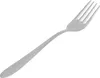 A silver fork on a white background. Produktbild-Vorschau