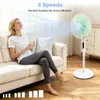 OZAVO Standventilator,mit 3 Geschwindigkeitsstufen, 2 Produktbild-Vorschau 5