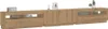 vidaXL TV-Schrank mit LED-Leuchten Artisan-Eiche 300x35x40 Produktbild-Vorschau 2