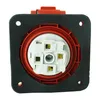Presa CEE da incasso diritta 400V 32A 4P 75x75 mm Anteprima dell’immagine prodotto 4