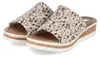 Rieker V418860 V41, sandali con zeppa da donna, pantofole Anteprima dell’immagine prodotto 4
