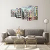 Bilder auf glas - Stadt Straße Haus - 100x60cm - Glasbilder Produktbild-Vorschau 7
