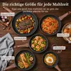 YASHE Bratpfanne BZDD-20RLG, 20 cm, 0,77 L, Antihaft, Grau Produktbild-Vorschau 6