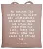 Mr. & Mrs. Panda Uni Tasche Spruch Leichtigkeit im Alltag - Produktbild-Vorschau 1