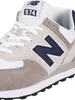 New Balance Ml574Eag Grau White Grey/White 44,5 Produktbild-Vorschau 27