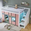 Hoogslaper voor kinderen met LED-verlichting, trap met Productafbeelding-voorbeeld 7