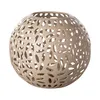 DARIA Windlicht - H.15cm x D.17cm - taupe - Eisen - Produktbild-Vorschau 3