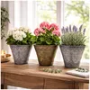 Blumentopf Nessa Ornamente Gold Silber 3er-Set Produktbild-Vorschau 3