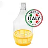 Damigiana in vetro nudo 5L manico, cestello in plastica, Anteprima dell’immagine prodotto 2