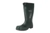 A single green rubber boot is shown against a white background. Produktbild-Vorschau