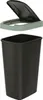 Poubelle 45l avec couvercle KEDEN COMPACTA Q noir avec bord Voir les images du produit 3