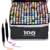 Extralink Alkoholmarker Set 168 Farben Doppelseitig Produktbild-Vorschau 1