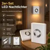 2er-Set LED Nachtlicht mit Bewegungsmelder, Akku Produktbild-Vorschau 3