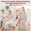 COMHOMA Homeoffice Stuhl, Schminkstuhl, Schreibtischstuhl Produktbild-Vorschau 2