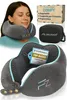 FLOWZOOM COMFY Cuscino da viaggio memory foam 360°, grigio Anteprima dell’immagine prodotto 1