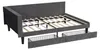 UnboxG Polsterbett 140x200 cm mit Lattenrost, Samtbett mit Produktbild-Vorschau 15