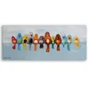 Leinwandbild Bunte Vögel 150x50 Feeby Bunt bild für die Produktbild-Vorschau 2