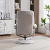 Relaxsessel mit Hocker, drehbarer Chenille-Sessel, 145° Produktbild-Vorschau 5