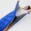 Spací vak turistický múmiový 200x70 cm teplý kempingový Náhľad obrázku produktu 5
