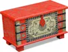 vidaXL Úložná truhlica Red Mango Wood 80x40x45 cm Náhľad obrázku produktu 1
