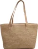 Strohtasche für Damen, Sommer-Strandtasche, weich gewebte Produktbild-Vorschau 1