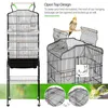 Cage à oiseaux 591825 noire, XXL, volière, cage pour Voir les images du produit 5