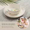 reer 22010 reer Kindergeschirr-Set Growing WildLife weiß Náhled obrázku produktu 13