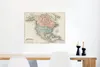 MuchoWow® Poster Karte - Vintage - Amerika 80x60 cm - Kunst Produktbild-Vorschau 5