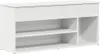 A white shoe bench with open shelves. Náhľad obrázku produktu
