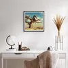 Gerahmtes Poster - Schwarzer Rahmen - Sitzen Elefant Baum - Produktbild-Vorschau 6