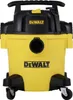 A yellow and black Dewalt wet/dry vacuum cleaner is shown from the front. Produktbild-Vorschau