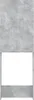 vidaXL Waschmaschinenschrank Betongrau 64x25,5x190 cm Produktbild-Vorschau 2