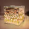 Minicee LED Tulp Lamp, Oneindige Spiegel Nachtlamp, USB Productafbeelding-voorbeeld 1