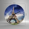 Wanduhr - Rund - Glasuhr - Eiffle Paris Turm - 30x30cm - Produktbild-Vorschau 3