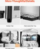 A collage of four close-up images highlighting specific features of a commercial slushy machine. Náhled obrázku produktu