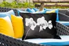 MuchoWow® Outdoor Kissen - Orchidee - Blumen - Schwarz - Produktbild-Vorschau 4