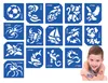 Tytoo. Stencil per tatuaggi - grassetto 15 pezzi Anteprima dell’immagine prodotto 1