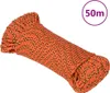 vidaXL Bootsseil Orange 5 mm 50 m Polypropylen Náhled obrázku produktu 6