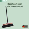 BawiTec Echt Rosshaarbesen 30cm mit Teleskopstiel Produktbild-Vorschau 2