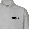 Huuraa Herren Polo Shirt Hai Silhouette S Sport Grey Bio Produktbild-Vorschau 2