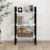 vidaXL Bücherregal Weiß 80x30x105 cm Holzwerkstoff Produktbild-Vorschau 3