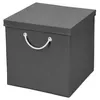 1 Stück Dunkelgrau Faltbox 30 x 30 x 30 cm Aufbewahrungsbox Produktbild-Vorschau 1