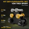 TREX SPORT Neopren Kurzhanteln 6er Set mit Ständer Produktbild-Vorschau 3