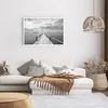 Poster - Poster ohne Rahmen - Holz Brücke Meer - 91,5x61 cm Produktbild-Vorschau 6