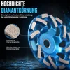 Meule diamantée de 125 × 22,23 mm, pour meuleuse angulaire, Voir les images du produit 4