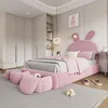okwish Dětská postel boxspring 90×200 cm s teplým světelným Náhled obrázku produktu 2
