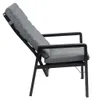 Verstellbarer Gartenstuhl Berlin | Schwarz & Grau | 2er Set Produktbild-Vorschau 7