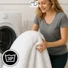 Prehoz na posteľ 200 × 220 cm, 340 g/m², biely, reliéfny Náhľad obrázku produktu 7